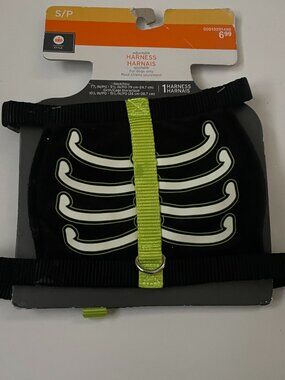 Halloween Skeleton Dog Harness